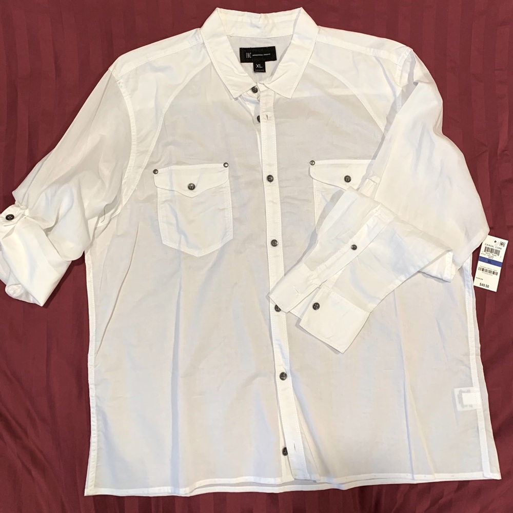 INC men’s button up shirt XL